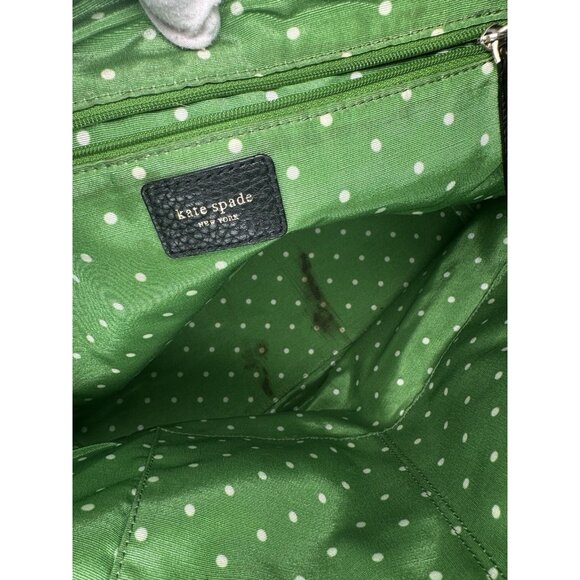 Kate Spade Black Genuine Pebbled Leather XL Hobo Shoulder Bag - Picture 11 of 11